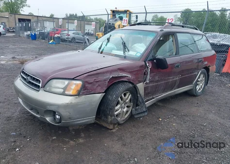 2000 Subaru Legacy из США, поврежденный, VIN 4S3BH665XY7664400
